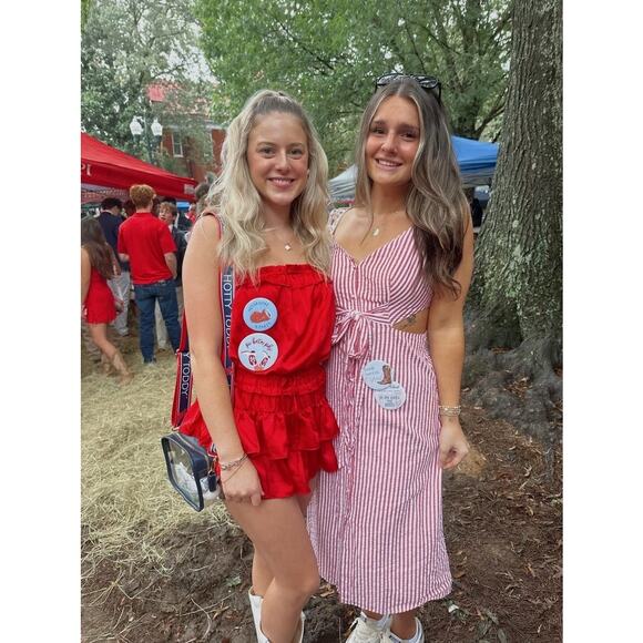 JASON WU Red White Stripe Shirtdress Tie Front Waist Cutouts Dress size 0 - Picture 13 of 15